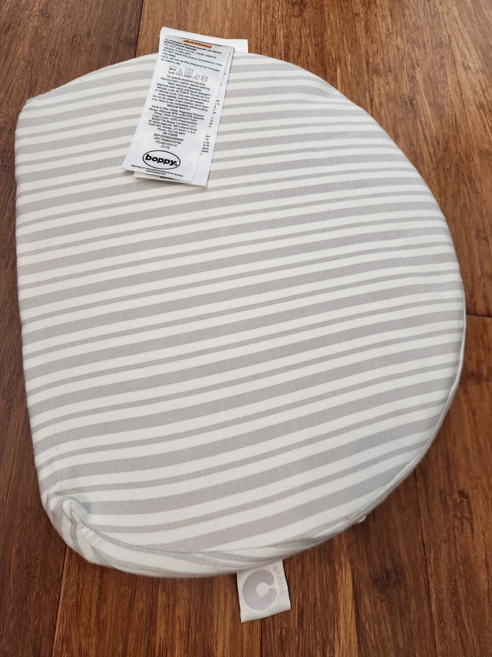 Boppy Wedge Pregnancy Pillow - Compact Support Wedge Maternity Pillow Sleep